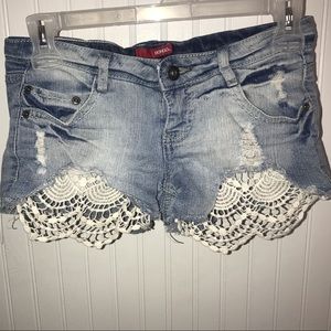 Bongo Denim / Crotchet Shorts